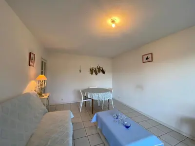 Coin salon dans l'établissement Duplex T3 proche port Capbreton avec parking, 5 pers. - FR-1-413-262