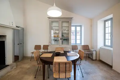Coin salon dans l'établissement La Villa du Mestre