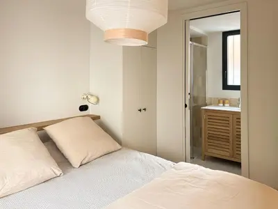 Un ou plusieurs lits dans un hébergement de l'établissement Maison Nérée - Archik - Cercle de voile - Pyla