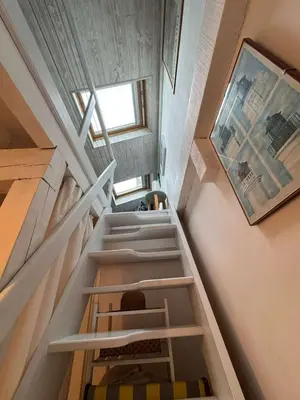 Un ou plusieurs lits superposés dans un hébergement de l'établissement Seignosse Océan Villa patio familiale 5/6 personnes – Jardin terrasses – Plage à pied