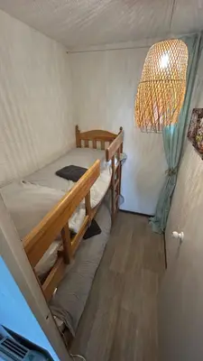 Un ou plusieurs lits dans un hébergement de l'établissement Appartement - vue mer Plage à pied - Capbreton