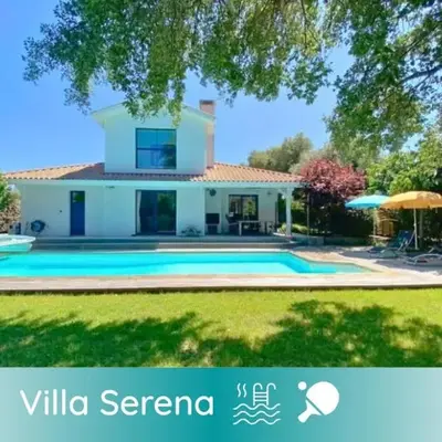 Villa SERENA Écrin de verdure et piscine chauffée
