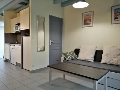 Cuisine ou kitchenette dans l'établissement Cottage Salies