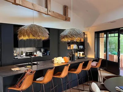 Cuisine ou kitchenette dans l'établissement Villa Otiosa - Archik - Le Moulleau