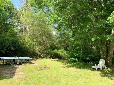 Jardin de l'établissement Belle maison de vacances indépendante, piscine et jardin privatifs & clôturés 30 minutes au sud Bordeaux