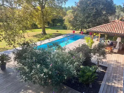 Piscine de l'établissement 2 chambres près Contis Plage ou située à proximité