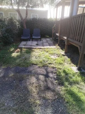 Jardin de l'établissement Camping Les dunes de contis