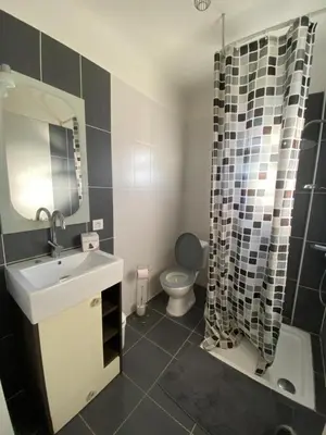 Salle de bains dans l'établissement Petit gite fargate