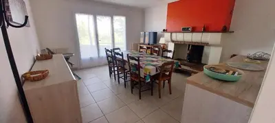 Cuisine ou kitchenette dans l'établissement Petit gite fargate