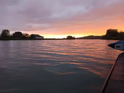 Paysage naturel près de le bateau
