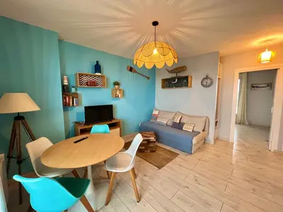 Coin salon dans l'établissement Vue Exceptionnelle Hossegor