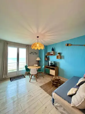 Coin salon dans l'établissement Vue Exceptionnelle Hossegor