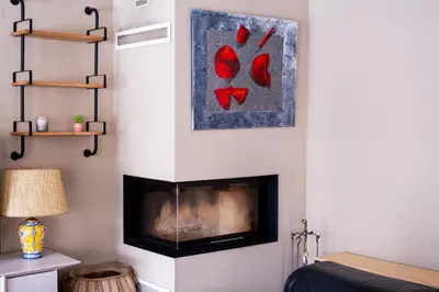 Télévision ou salle de divertissement dans l'établissement La Casa Rocha - Piscine - Clim - Parking privée