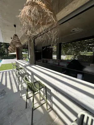 Plan de l'établissement L'Arribera Villa luxe piscine foret Landes