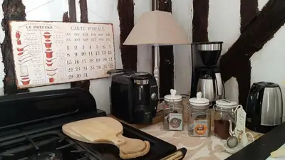Plateau bouilloire dans l'établissement Authentique maison landaise