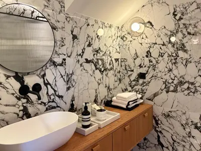 Salle de bains dans l'établissement Villa Soleya - Archik - Pyla sur Mer