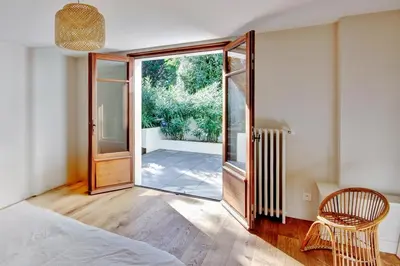 Un ou plusieurs lits dans un hébergement de l'établissement Villa MOANA - Archik - Accès plage
