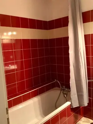 Salle de bains dans l'établissement Maison familiale avec jardin, Biscarrosse lac à pied