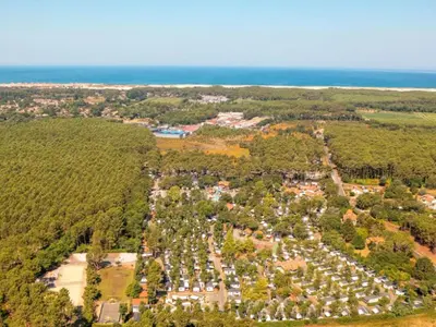 Paysage naturel près de le camping