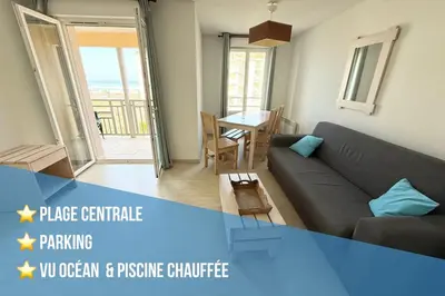 Coin salon dans l'établissement Évasion Océane Mimizan plage