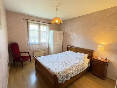 Un ou plusieurs lits dans un hébergement de l'établissement Maison de Vacances Proche du Lac - FR-1-831-16