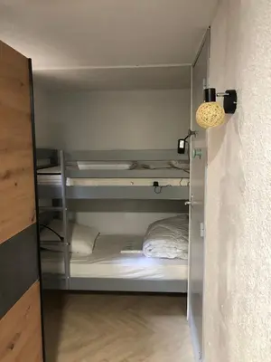 Un ou plusieurs lits dans un hébergement de l'établissement Appartement avec vue océan, Piscine et tennis