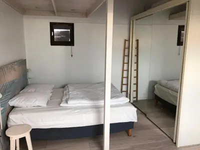 Un ou plusieurs lits dans un hébergement de l'établissement Appartement avec vue océan, Piscine et tennis