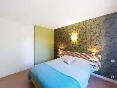 Un ou plusieurs lits dans un hébergement de l'établissement Holiday Home Bretons by Interhome