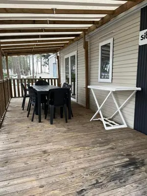Plan de l'établissement MH 479 3 chambres et 2 salles de bain dans camping 4 étoiles