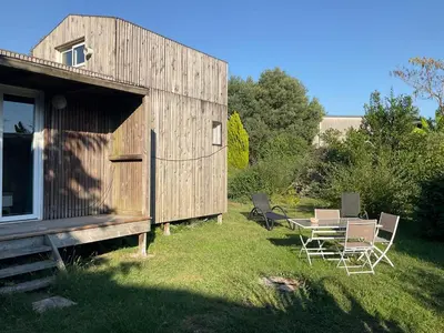 Jardin de l'établissement Adorable tiny-house