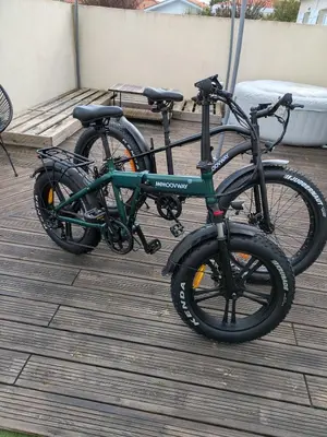 Vélo sur le terrain de l'établissement Charmante maison avec piscine entre lac et plage ou dans les environs