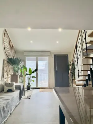 Plan de l'établissement Your stay in a modern and warm two-room apartment