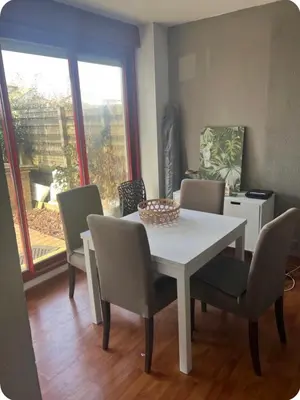 Coin salon dans l'établissement Grand appartement avec Terrasse entre la plage Sud et la Centrale