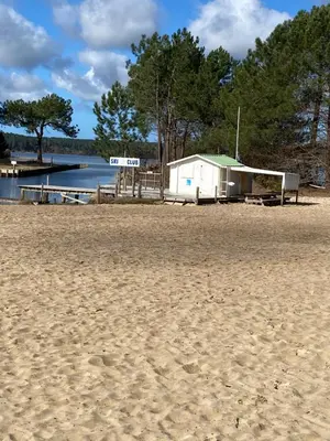 Paysage naturel près de le camping