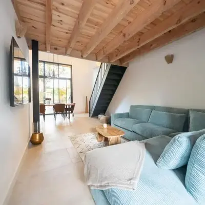 House with spa and direct access to Lake Cazaux