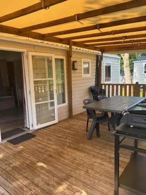 Balcon ou terrasse dans l'établissement Le Cocon Landais