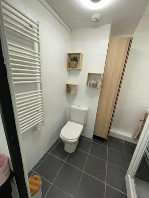 Salle de bains dans l'établissement Studio loft city center