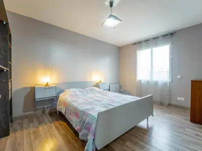 Un ou plusieurs lits dans un hébergement de l'établissement Maison proche océan - 6 pers. - FR-1-50-198