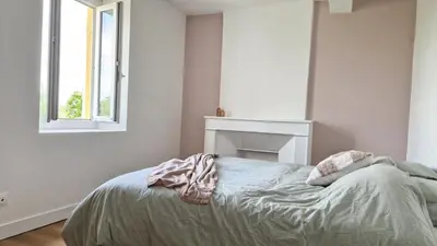 Un ou plusieurs lits dans un hébergement de l'établissement Appartement 6 couchages