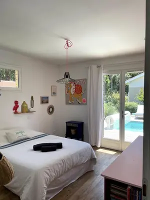 Un ou plusieurs lits dans un hébergement de l'établissement La tranquille marée , à 5 min des plages