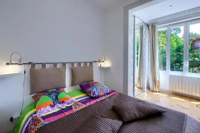 Un ou plusieurs lits dans un hébergement de l'établissement Appartement Pyla Les Cèdres