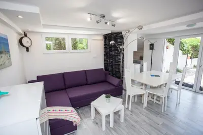 Coin salon dans l'établissement Villa Sunshine