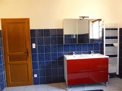 Salle de bains dans l'établissement La Mimona