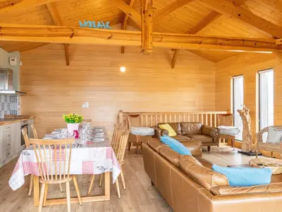 Coin salon dans l'établissement Holiday Home Les Mouettes by Interhome
