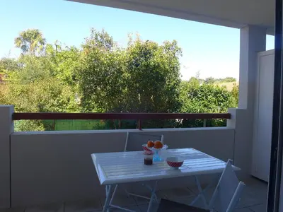 Balcon ou terrasse dans l'établissement Apartment Selvia Quetia by Interhome