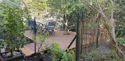 Jardin de l'établissement Les Gîtes De Noreda