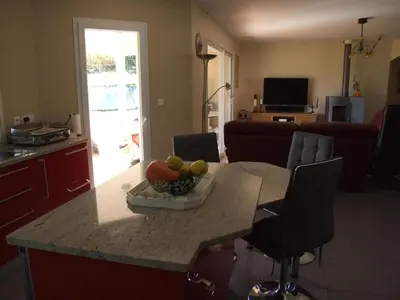 Cuisine ou kitchenette dans l'établissement Chez Christiane Et Gerard