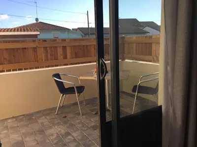 Balcon ou terrasse dans l'établissement Les studios du Centre