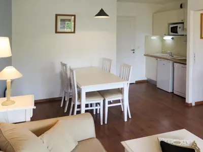 Cuisine ou kitchenette dans l'établissement Apartment Les Cottages du Lac T3 Tradition by Interhome