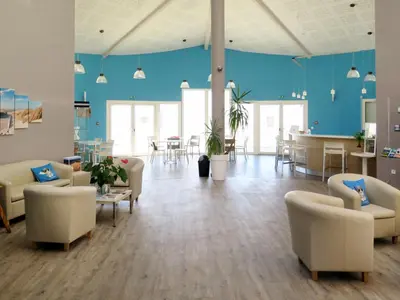 Coin salon dans l'établissement Holiday Home Résidence Dune Blanche - Océan1 by Interhome